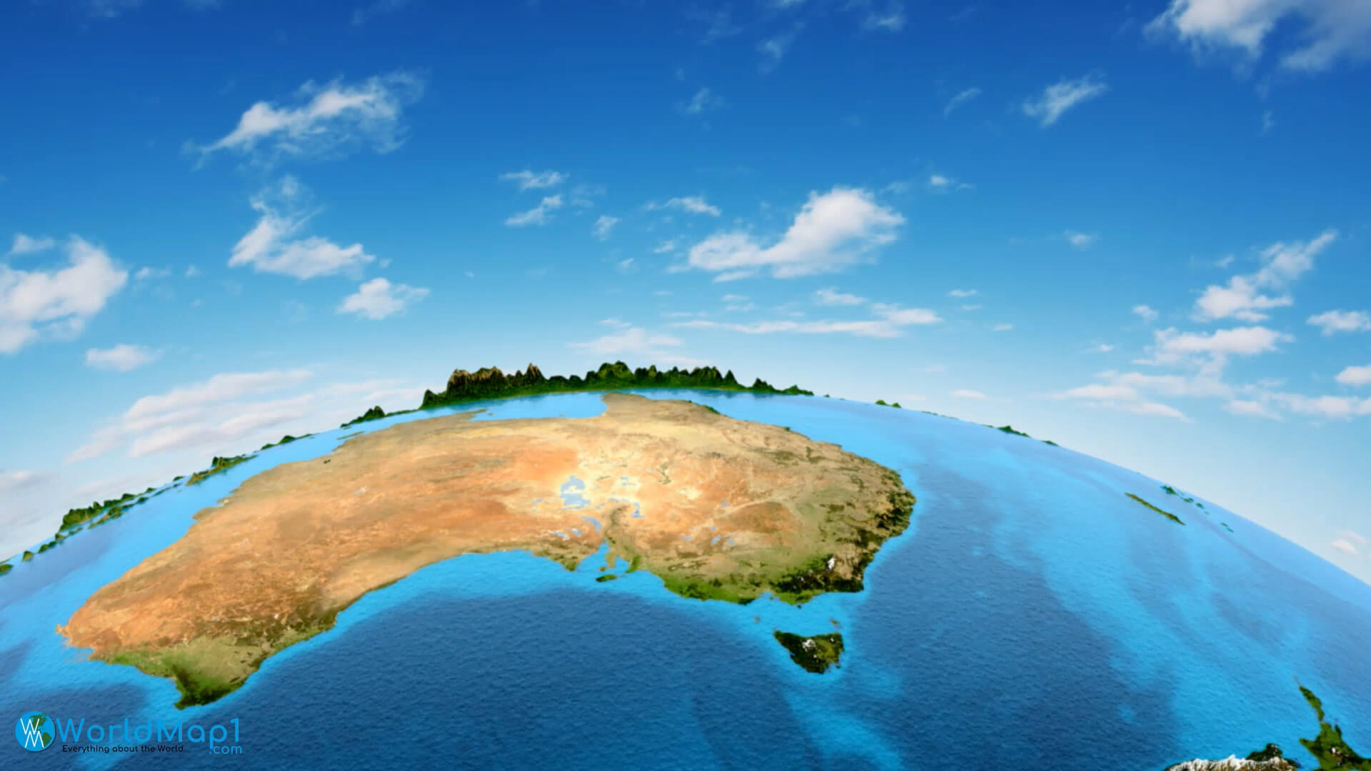 Australia Elevation Map